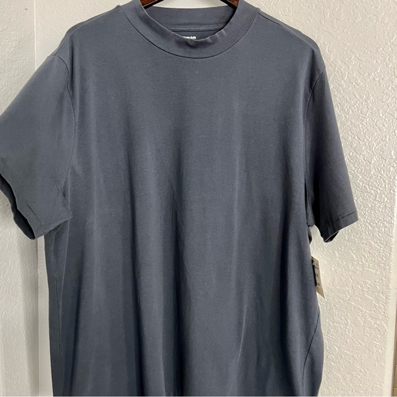 Open Edit Grey Blue crewneck short sleeve - Picture 4 of 12